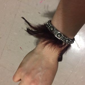 ZARA feather bracelet boho bohemian